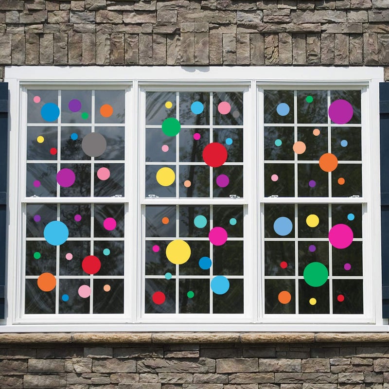 PARLAIM Wall Stickers for Bedroom Living Room, Polka Dot Wall Decals for Kids Boys and Girls (130 Circles) - Image 5